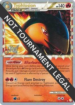 Typhlosion - 2011 (Christopher Kan) (110) Ultra Rare