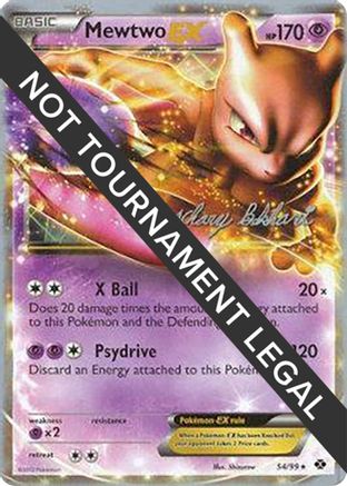Mewtwo EX - 2012 (Zachary Bokhari) (54) Ultra Rare