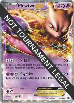 Mewtwo EX - 2012 (Chase Moloney) (54) Ultra Rare