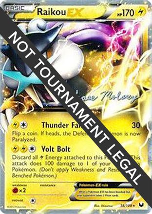 Raikou EX - 2012 (Chase Moloney) (38) Ultra Rare