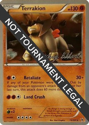 Terrakion - 2012 (Zachary Bokhari) (73) Rare