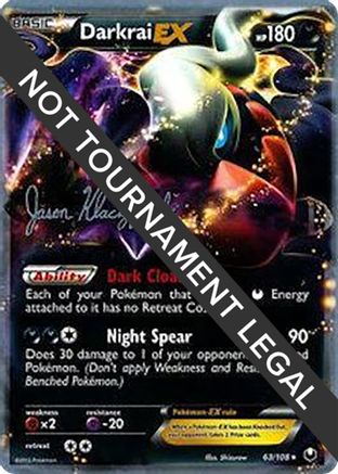 Darkrai EX - 2013 (Jason Klaczynski) (63) Ultra Rare