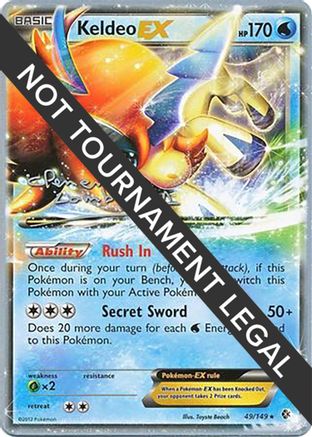 Keldeo EX - 2013 (Clement Lamberton) (49) Ultra Rare