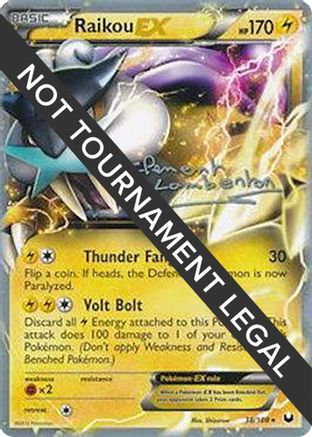 Raikou EX - 2013 (Clement Lamberton) (38) Ultra Rare