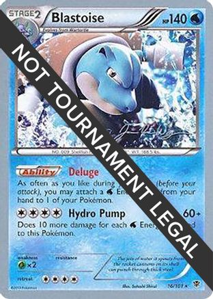 Blastoise - 2015 (Jacob Van Wagner) (16) Rare