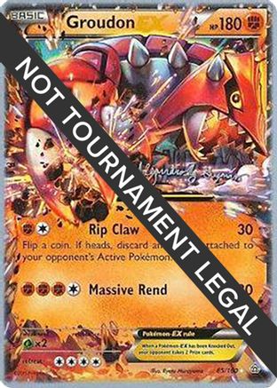 Groudon EX - 2015 (Alejandro Ng-Guzman) (85) Ultra Rare