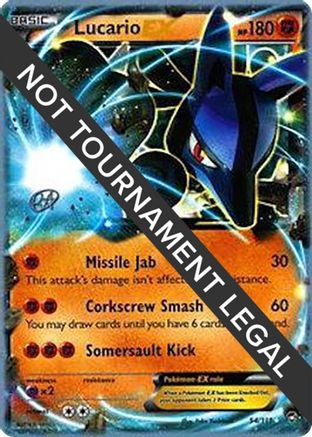 Lucario EX - 2015 (Rowan Stavenow) (54) Ultra Rare