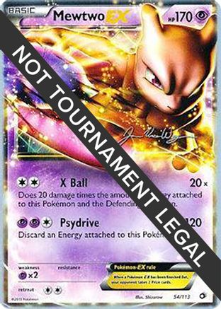 Mewtwo EX - 2015 (Jacob Van Wagner) (54) Ultra Rare