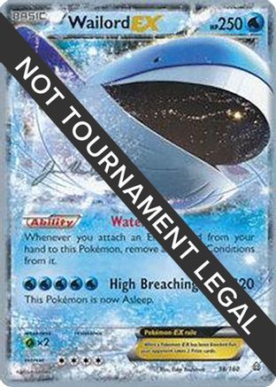 Wailord EX - 2015 (Jacob Van Wagner) (38) Ultra Rare