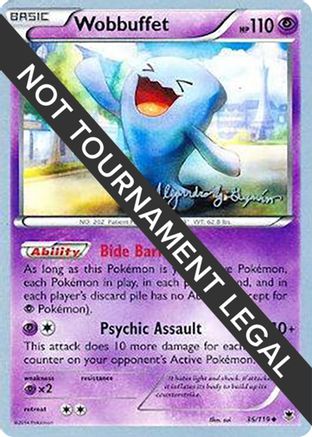 Wobbuffet - 2015 (Alejandro Ng-Guzman) (36) Uncommon
