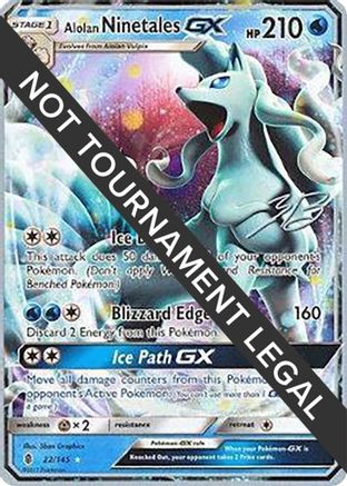 Alolan Ninetales GX - 2017 (Zachary Bokhari) (22) Ultra Rare