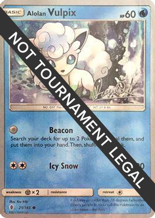 Alolan Vulpix - 2017 (Diego Cassiraga) (21) Common