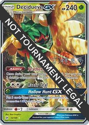 Decidueye GX - 2017 (Kabu Fukase) (12) Ultra Rare