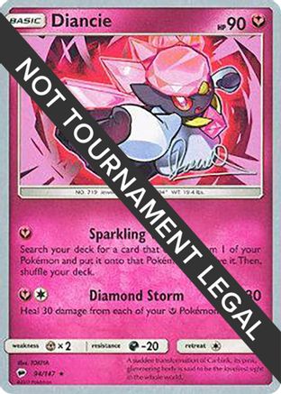Diancie - 2017 (Diego Cassiraga) (94) Rare