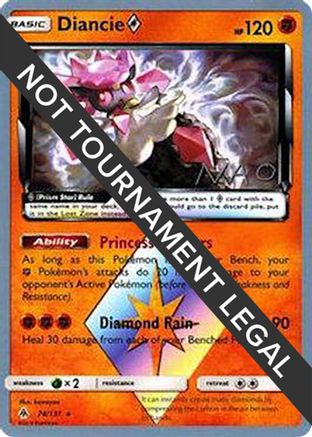Diancie Prism Star - 2018 (Naohito Inoue) (74) Prism Rare