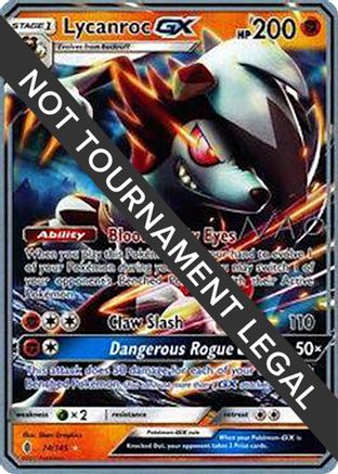 Lycanroc GX - 2018 (Naohito Inoue) (74) Ultra Rare