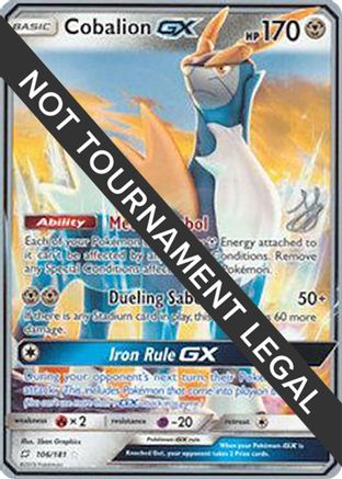 Cobalion GX - 2019 (Henry Brand) (106) Ultra Rare