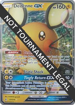 Dedenne GX - 2019 (Haruki Miyamoto) (57) Ultra Rare