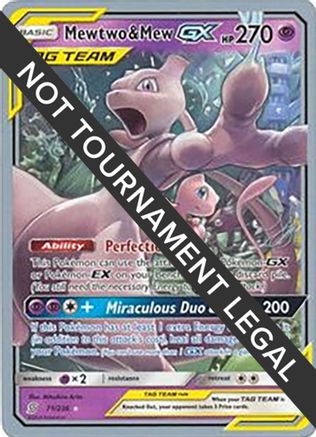 Mewtwo & Mew GX - 2019 (Henry Brand) (71) Ultra Rare