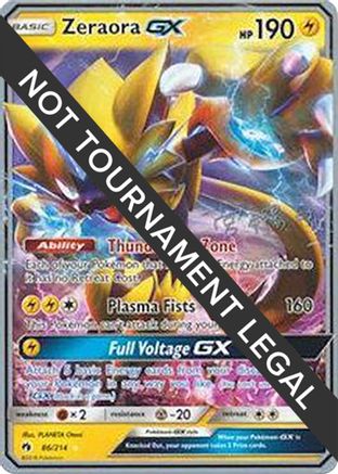 Zeraora GX - 2019 (Haruki Miyamoto) (86) Ultra Rare