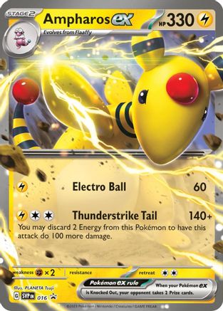 Ampharos ex - 016 (16) Promo Holofoil