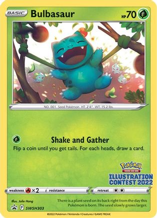 Bulbasaur (Illustration Contest 2022) (SWSH303) Promo