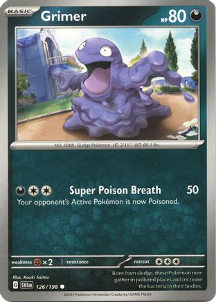 Grimer (126) Common Reverse Holofoil