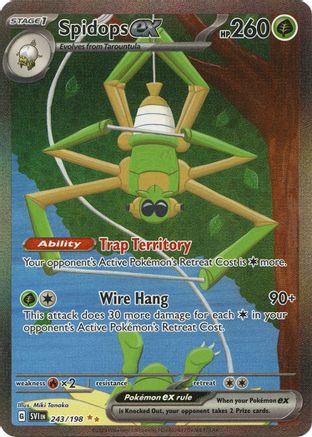 Spidops ex - 243/198 (243) Special Illustration Rare Holofoil