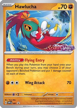 Hawlucha - 007 (Prerelease) (7) Promo Holofoil