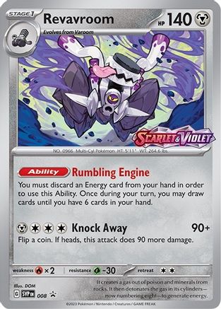 Revavroom - 008 (Prerelease) (8) Promo Holofoil