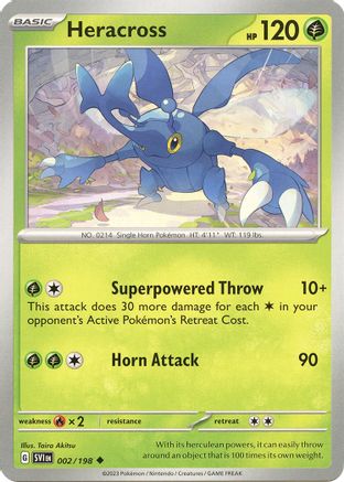 Heracross (2) Uncommon Reverse Holofoil