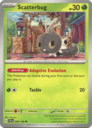 Scatterbug (8) Common Reverse Holofoil