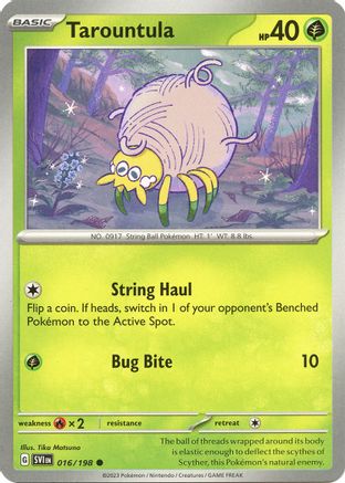 Tarountula - 016/198 (16) Common Reverse Holofoil