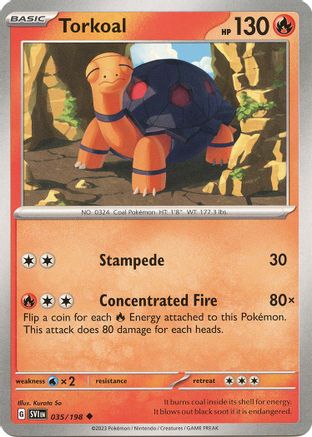 Torkoal (35) Uncommon Reverse Holofoil