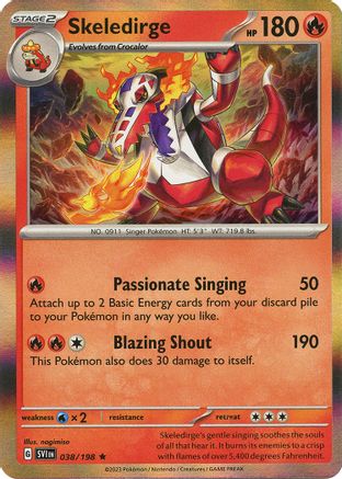 Skeledirge (38) Rare Holofoil
