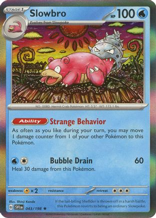 Slowbro (43) Rare Holofoil