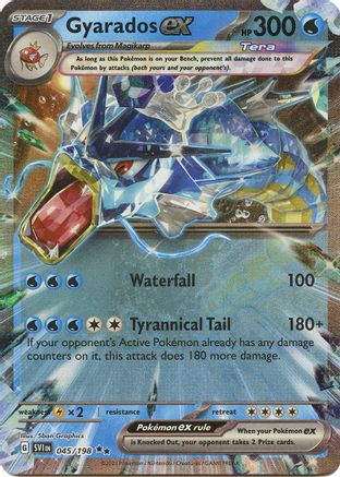 Gyarados ex - 045/198 (45) Double Rare Holofoil