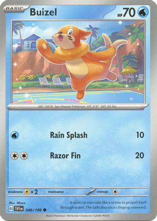 Buizel (46) Common Reverse Holofoil