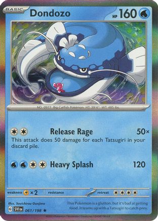 Dondozo - 061/198 (61) Rare Reverse Holofoil
