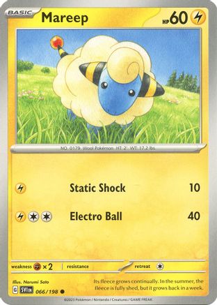Mareep (66) Common Reverse Holofoil