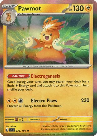 Pawmot - 076/198 (76) Rare Holofoil