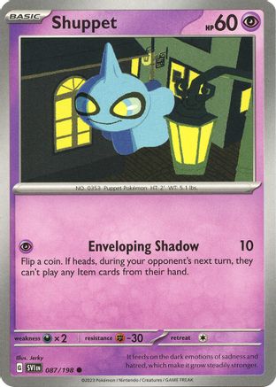 Shuppet (87) Common Reverse Holofoil