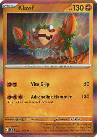 Klawf - 122/198 (122) Rare Holofoil