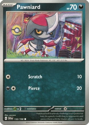 Pawniard (132) Common Reverse Holofoil
