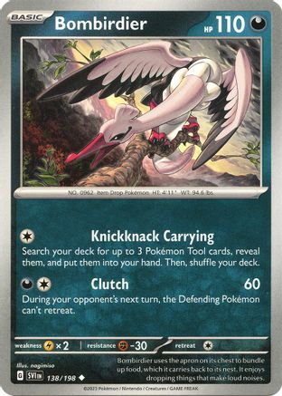 Bombirdier - 138/198 (138) Uncommon Reverse Holofoil