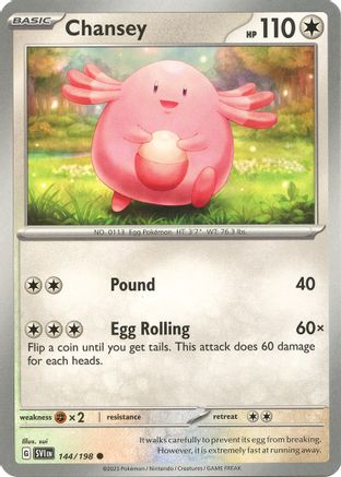 Chansey (144) Common Reverse Holofoil