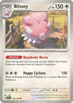 Blissey (145) Uncommon Reverse Holofoil