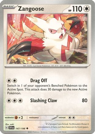 Zangoose - 147/198 (147) Uncommon