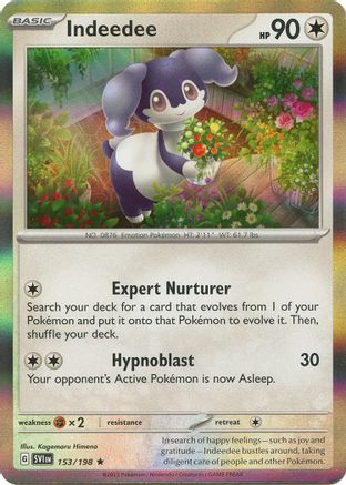 Indeedee (153) Rare Holofoil