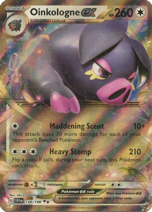 Oinkologne ex - 158/198 (158) Double Rare Holofoil